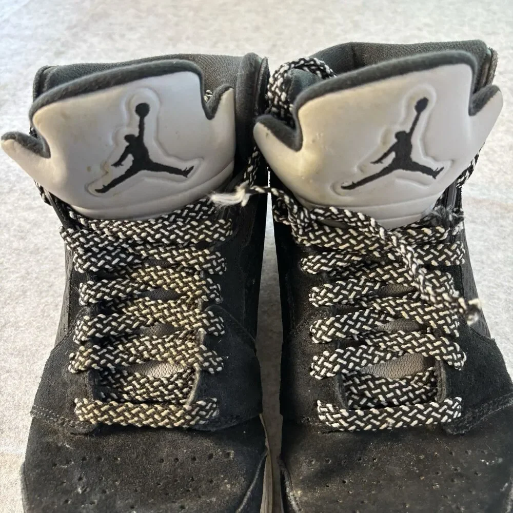 429489-004 - Mens 8.5 / Womens 10 - Nike Air Jordan Prime 5 Black Wolf Gray Mid